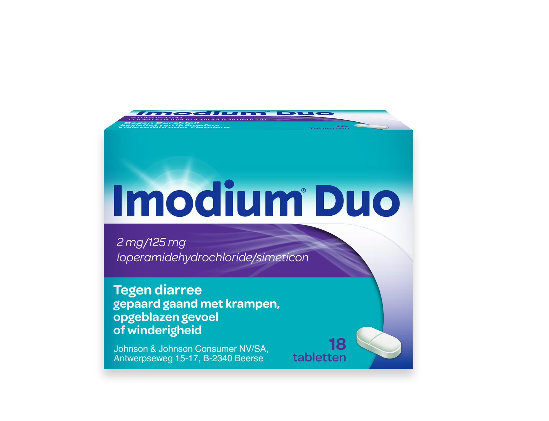 IMODIUM® Duo voor behandeling diarree mijn pijnlijke krampen