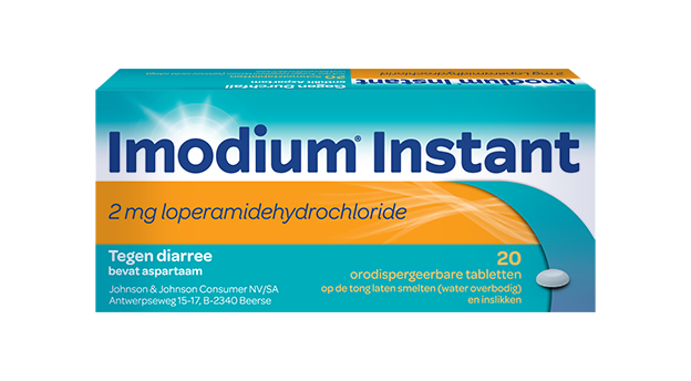 IMODIUM®  Instant (loperamide) handige hulp bij behandeling diarree en reizigersdiarree
